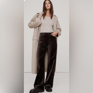 Banana Republic Wide-Leg Velvet Pant